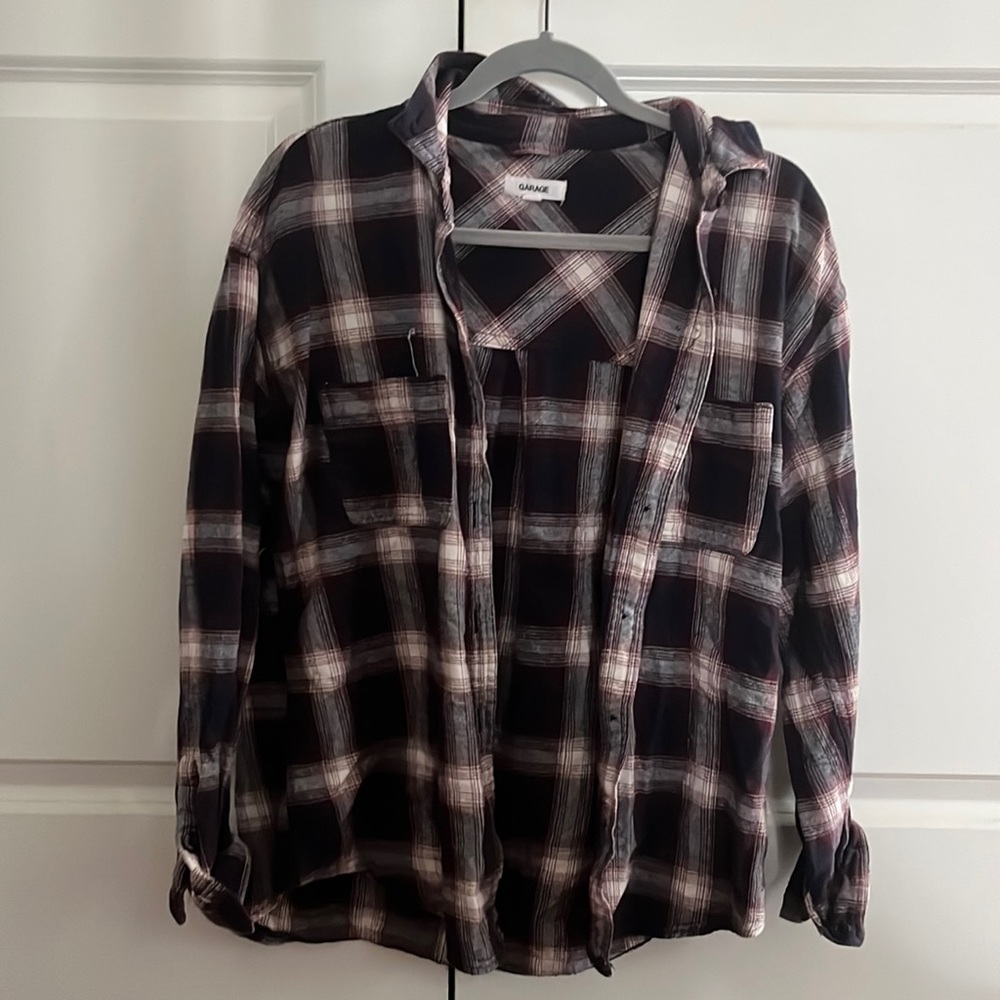 Garage Maroon Flannel